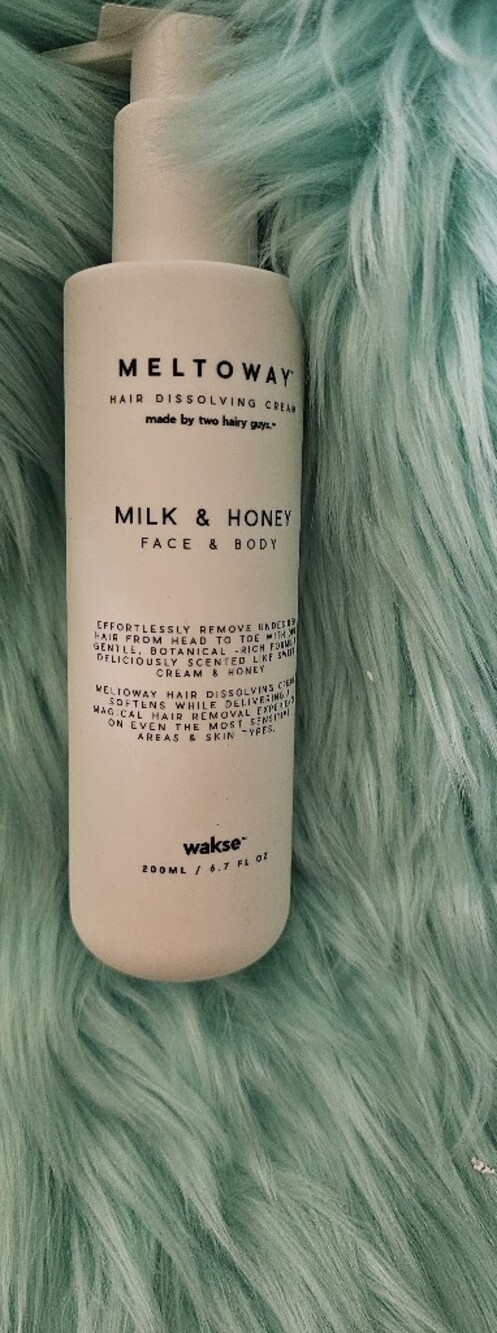 Meltoway Milk & Honey Hair Dissolving Cream for Face & Body — White